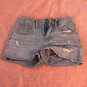 Denim Distressed Kids Shorts